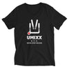 NYC “Never Stop Mixing” V-Neck T-Shirt