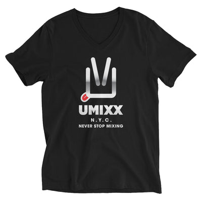 NYC “Never Stop Mixing” V-Neck T-Shirt